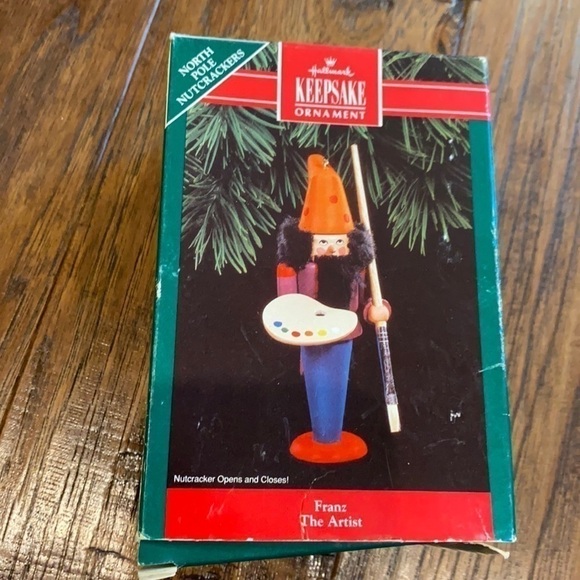 Hallmark Other - Hallmark Keepsake Ornament North Pole Nutcracker 1992 Franz The Artist